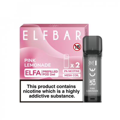 Elf Bar ELFA Prefiiled Pod Pink Lemonade 2 x 2ml
