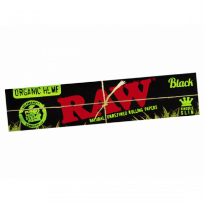 RAW Black Organic Hemp KS Slim